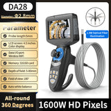 DA-Series 2.8mm/4mm/6mm 4.5inch Monitor Inspection Video Borescope 360 degree rotation endoscope camera