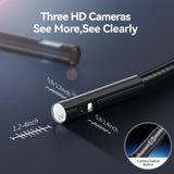 High definition dual lens industrial endoscope 3.9mm automotive repair industrial pipeline maintenance 4.5 inch megapixel nts300