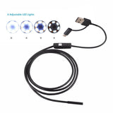 1m Cable 8mm Wifi Endoscope Camera Waterproof Borescope 1080p Hd Pipe Inspection smallest endoscope camera