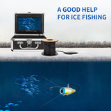 100m Dvr Waterproof Fish Finder 7"lcd Monitor Video Camera 1000tvl Underwater Ice Fishing 36 Leds Ir 360 Degree Rotating 8gb