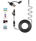 3 in 1 Usb Endoscope 8mm 5m Hard Cable Industrial Inspection endoscope camera usb 3.9mm