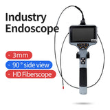 3mm 90° side inspection borescope Multi-level brightness&reflective suppression with Fiber Optic Lens