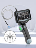 Handheld single Lens Industrial 3mm Endoscope 4.5inch Lcd Screen Portable Borescope 1.2m tungsten wire Inspection Cable