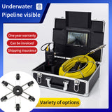 Dual lens high-definition pipeline industrial endoscope waterproof  pipeline camera municipal sewer camera with  locator