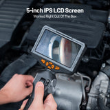 Factory Direct 8mm triple lens 5 inch handle inspection borescope camera multi vehicle diagnostic tool scope for industrial