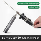 2.7mm rigid endoscope 4mm  aluminum sheetglass mirrorent optics otoscope 1080P usb camera  ear wax removal tool with endoscope