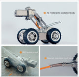 pipeline inspection crawler robot 500m cable sewer pipeline robot chassis clean marine pipe cleaning equipment