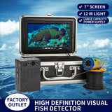 100m Dvr Waterproof Fish Finder 7"lcd Monitor Video Camera 1000tvl Underwater Ice Fishing 36 Leds Ir 360 Degree Rotating 8gb