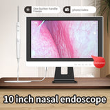 3.9mm 1080p Medical Home Health Care Ear Cleaning Endoscope 10.1 inch Visual Video digital otoscope camera