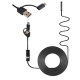 3 In 1 Endoscope 640*480p camera 5.5mm 1m Usb Inspection Endoscope