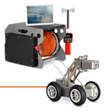 underwater  CCTV Sewer Pipe Inspection Crawler Robot PTZ Camera For 200mm To 3500mm